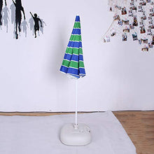 Parasol Ombrellone da Spiaggia, Ombrellone da Giardino da 1,8 M, Ombrellone A Strisce per La Protezione Solare da Cortile, 8 Scheletri, Senza Base