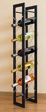 DanDiBo Scaffale Vino Design Pit 100 cm in Metallo Porta Bottiglie Supporto Bar