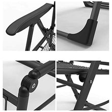 FACAZ Lettino Prendisole Pieghevole Patio Zero Gravity, Sedia a Sdraio Outdoor Beach Camping Supporto Portatile 200kg Chair Camping (Color: with Cushionsc)