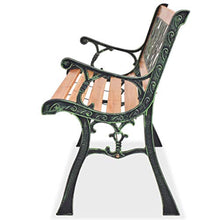 Xingshuoonline - Panchina da giardino durevole, con motivo a rose, per parcheggio e balcone
