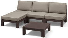 Allibert 212361 - Set Lounge Nevada, Effetto Rattan, in plastica, Colore: Marrone