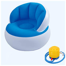MeiMei Divano per Bambini Divano per Il Tempo Libero Divano Letto Gonfiabile per Il Tempo Libero (Color : Blue)