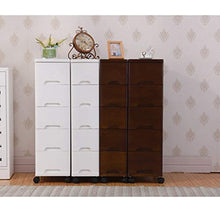 TXXM, cassettiera con cuciture e cassetti, per riporre cassetti, armadietti da bagno, cucina, colore: bianco, dimensioni: 35 cm