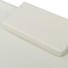 vidaXL Lettino da Giardino Crema 200x90 cm in Acciaio