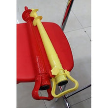 Welim - Picchetto di supporto per ombrelloni e parasole per la spiaggia o il giardino; colore giallo