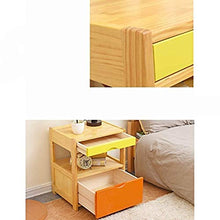 Comodini di Legno Solido Cassetone, Resistente, Adatto for Camera da Letto Soggiorno, Etc. (Color : B)