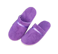 Black Temptation Pantofole monouso per Hotel Spa/Pantofole monouso da 5 Paia, Viola