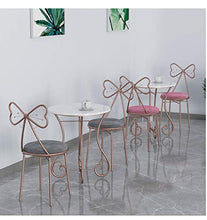 CSQ-Confortevole Ragazze Camera Trucco Sgabello, dormitorio Sgabello Decorativo Arte del Ferro dei Capelli Parrucchiere Salone di Bellezza Reception Sgabello Mobili Decorativi