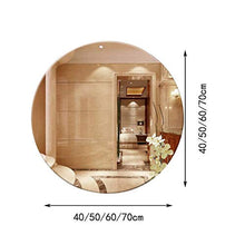 IG Specchio da Bagno Bagno/Rotondo Specchio da Bagno/Semplice Specchio per il Trucco/a Parete Appeso a Parete Specchio,70 Cm.