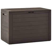 vidaXL Baule da Giardino Marrone 78x44x55 cm
