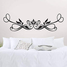 T-MK341 - Adesivi per testiera del letto, 40 x 140 cm, colore: Nero