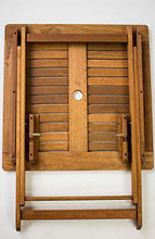 AVANTI TRENDSTORE - Malvi - Tavolo da Giardino, Pieghevole, in Legno Massiccio. Disponibile in 2 Diverse Misure. (Lap 75x72,5x75 cm)