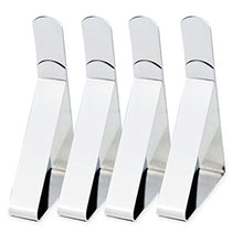 UOOOM - Set di 4 mollette per tovaglia in acciaio inox, 4 pezzi