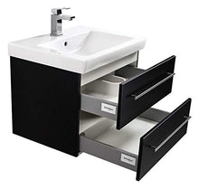 Mobile bagno con lavabo Villeroy & Boch Subway 2.0 65cm nero satinato