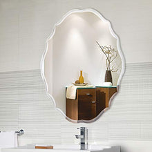 Specchio da parete ovale decorativo, Specchi HD Frameless, Stanze da bagno Specchiera da toilette, 60x90cm