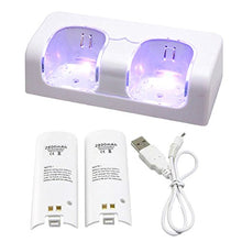 SaySure - Wii Remote Controller White Sofa Dual Charger