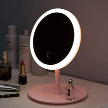 Specchio per Il Trucco LED Bianco Retroilluminato Trucco Specchio con Illuminazione con Luce Naturale Specchio da Toilette Staccabile/Stoccaggio Base 3 modalità di Illuminazione
