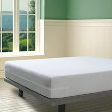 Savel, Coprimaterasso in Spugna Elasticizzata 100% Cotone. Colore: Bianco - Una Piazza e Mezza (120x190/200cm)