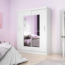 Selsey Vaniva - Armadio - 2 ante scorrevoli - bianco - 150 cm - con specchio