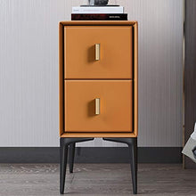 JKGHK Comodino in Legno Massello con 2 Cassetti, Tavolino Laterale Piccolo con Portaoggetti, Schedario, Ripiani per Archiviazione per Ufficio in Casa,Medium Gray