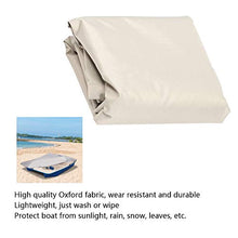 Conkergo 286x122cm Copertura Protettiva per Barca Portatile Copertura Antipolvere Antipolvere per Uso Esterno (Beige)