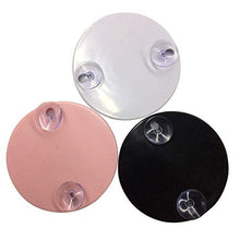 ZCCL Specchio per Il Trucco Illuminato con ingrandimento 10X, Specchio con Ventosa Illuminato per vanità cosmetica con luci a LED Bianco