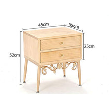 Comodini Camera da Letto Legno Nordic Comodino Creativo Tabella Camera Locker Moderno Semplice Tavolino Legno di Gomma Completa Cabinet Bagagli Comodino