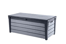 Keter Baule Brushwood Grigio 454 Lt In Resina Cm 145X69.7X60.3 H