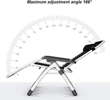 FACAZ Sedie da Giardino Pieghevoli reclinabili a gravit脿 Zero Sedia a Sdraio Oversize per impieghi gravosi, Sdraio da Spiaggia con Cuscini