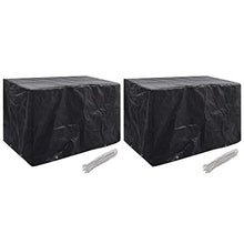 E E-NICES Coperture Arredi Giardino 2 pz 8 Occhielli 140x70x90 cm
