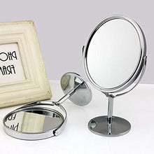 WM specchio da tavolo in metallo specchio da trucco piccolo specchio rotondo donna specchio specchio da trucco specchio - 11.5
