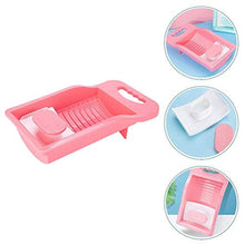 GAKIN - Lavabo da bagno in plastica con manico per vestiti, colore: Rosa