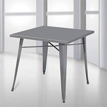 Pratiko Life A0058749-0 Tavolo Matrix, Grigio, 80 x 80 cm