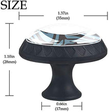 Ghepardo Texture Pomelli per Porta Set di 4 Pomelli per Mobili Manopole per Cassetti Cucina Armadio Vetro