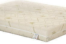 Materasso Memory Singolo Modello Melody, Misura 80x190 H23 cm, con Rivestimento Aloe Argento Zip Sfoderabile Anallergico antiacaro con 7 Zone di portanza differenziata