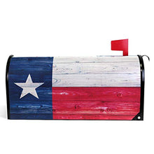Bandiera Americana Lo Stato Texas Cassetta delle Poste in Legno Copre Magnetica Giardino Cantiere Casa Decor Dimensioni Standard 53,3 cm x 45,7 cm