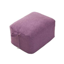 Fancy Pumpkin Cubo Yoga Meditazione Tinta Unita Tatami Cuscino del Pavimento Cuscino Zafu Foot Sgabello, Viola