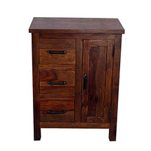 Fab Furnish - Credenza vintage con 3 cassetti e ripiano rimovibile