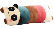 Spicy Meow Cuscino Morbido Morbido Amovibile Bambola Bambola Staccabile, Panda Carino con Piedi Marroni