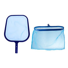 F Fityle 2 Pezzi Skimmer Foglie Netto Rete Piscine Pulitore Vasca Idromassaggio Blu
