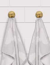 FUXXER® - 2 ganci da parete in ottone, design classico, in ferro bronzo, 39 x 27 mm, set da 2 pezzi