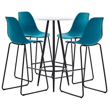 Set da Bar 5 pz in Plastica Turchese