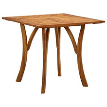 FAMIROSA Tavolo da Giardino 85x85x75 cm in Legno Massello di Acacia