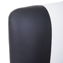 Coppia sgabelli Design Anni 50 Avellino Metallo Ecopelle 46x38x107cm Nero