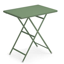 Tavolo Arc en Ciel Rettangolare Pieghevole cm. 50 x 70 Art. 334 Colore Verde Militare cod. 17