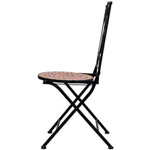 OUSEE Set Bistrò 3 pz con Mosaico in Ceramica Terracotta