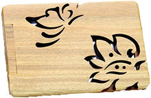 GIAOYAO Specchio per Il Trucco dello sperma, Specchio Pieghevole di Sandalo Verde, Piccolo Specchio di Sandalo, Specchio Portatile di Piccolo Specchio dello Specchio