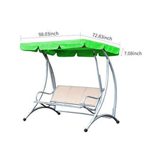 negaor Swing Canopy - Copertura per tavolo di ricambio impermeabile, per giardino, terrazza, parco, veranda