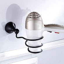Allettare Ottone Antico Base Rotonda Olio Nero Bronzo Asciugacapelli Holder Parete Bagno Mensola Rack
