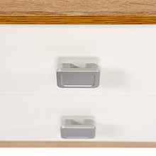 Studio Decor Champion Comodino, Legno, Color Cambria e Bianco, 44x43x34 cm